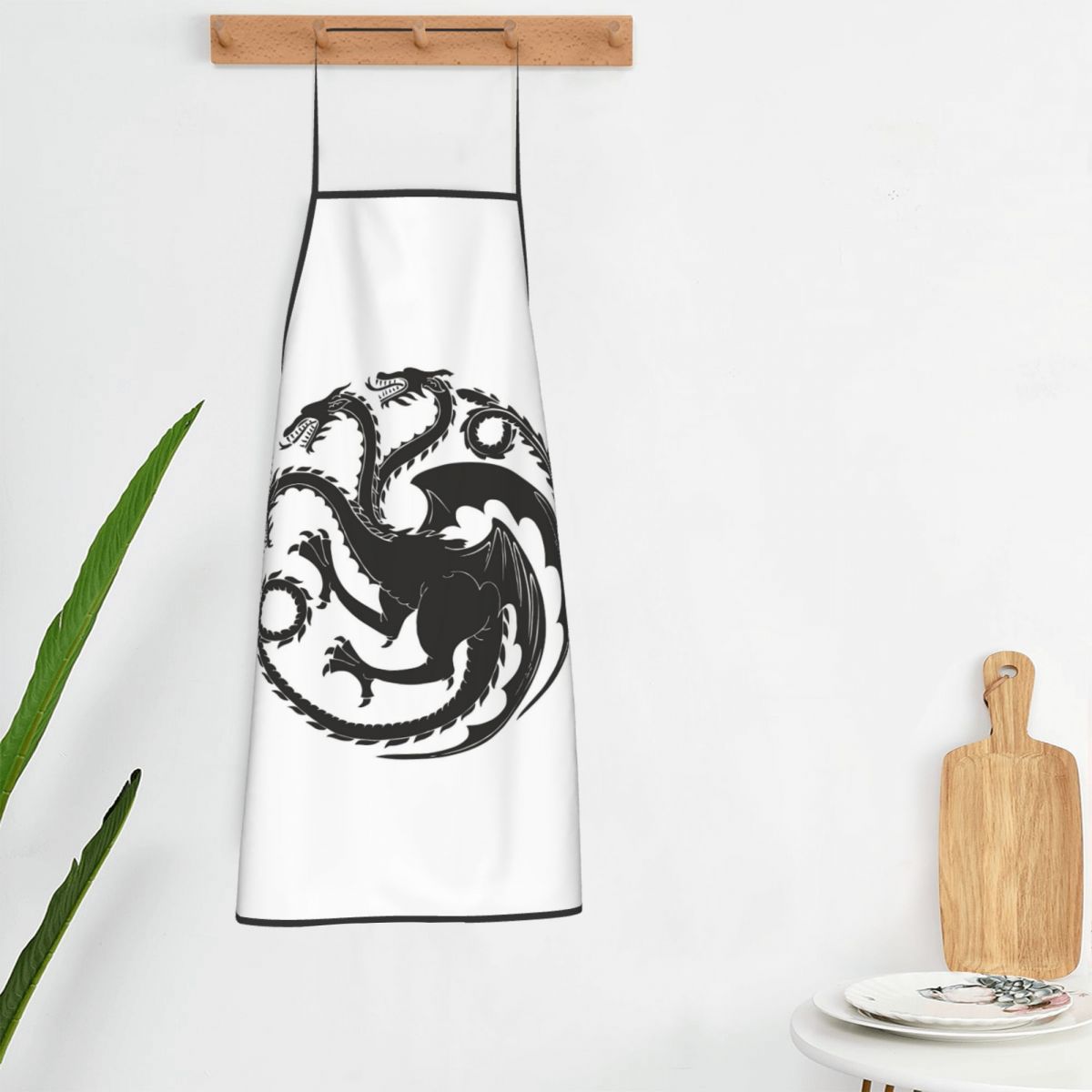 Kitchen Baking Game - ผ้ากันเปื้อนลาย Game Of Thrones House Targaryen