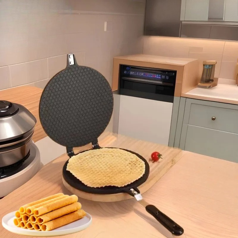 Kitchen Roll Baking - เครื่องทำไข่ม้วนแบบไม่ติดกระทะ สำหรับใช้ในครัวเรือน แม่พิมพ์โคนไอศกรีม แม่พิมพ์เค้ก ขนมอบ บิสกิต