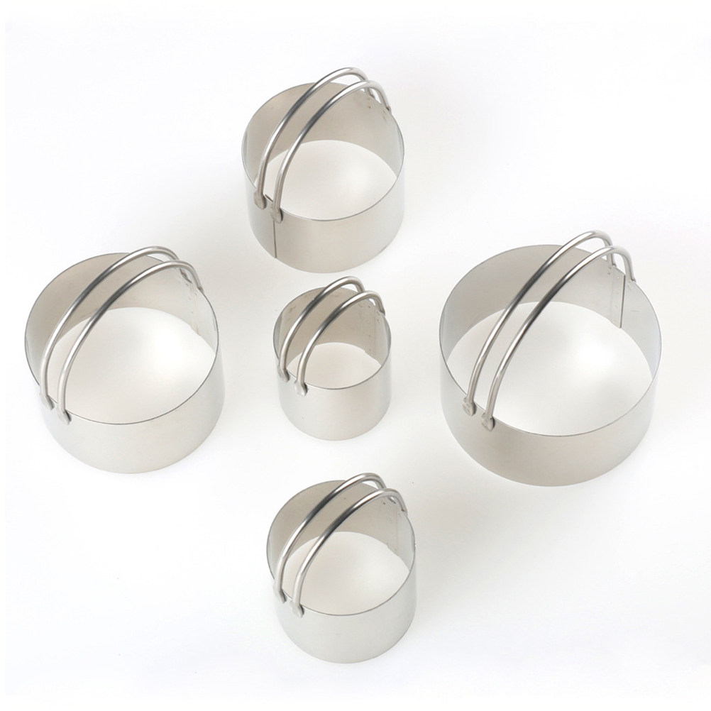 Cookie Cutter Set - ชุดตัวตัดคุกกี้สแตนเลส 5 ชิ้น ขนาด 4 ซม.