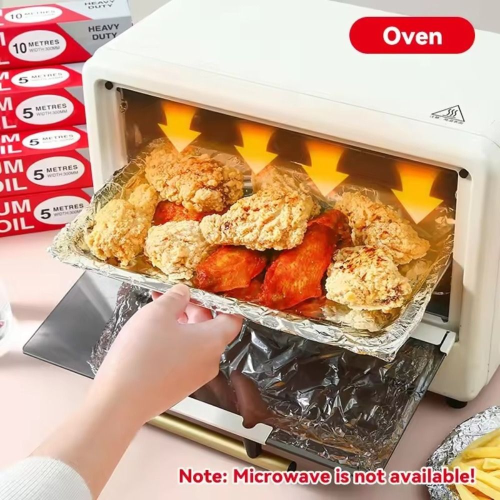 กระดาษฟอยล์อะลูมิเนียมแบบใช้แล - Kitchen Roll Baking บทวิจารณ์และราคา