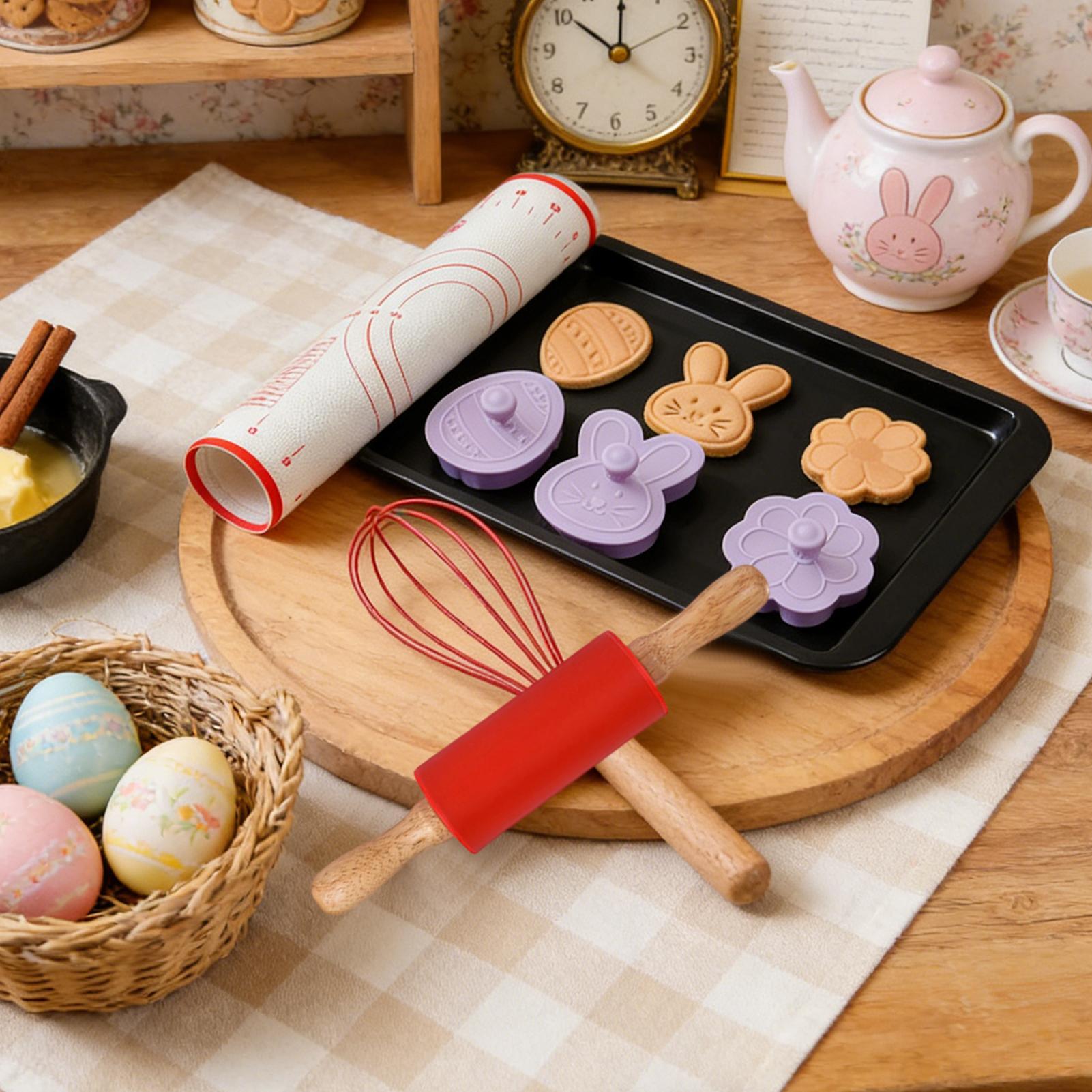 ไม้คลึงแป้งแบบไม่ติดกระทะ ลายก - Kitchen Roll Baking บทวิจารณ์และราคา