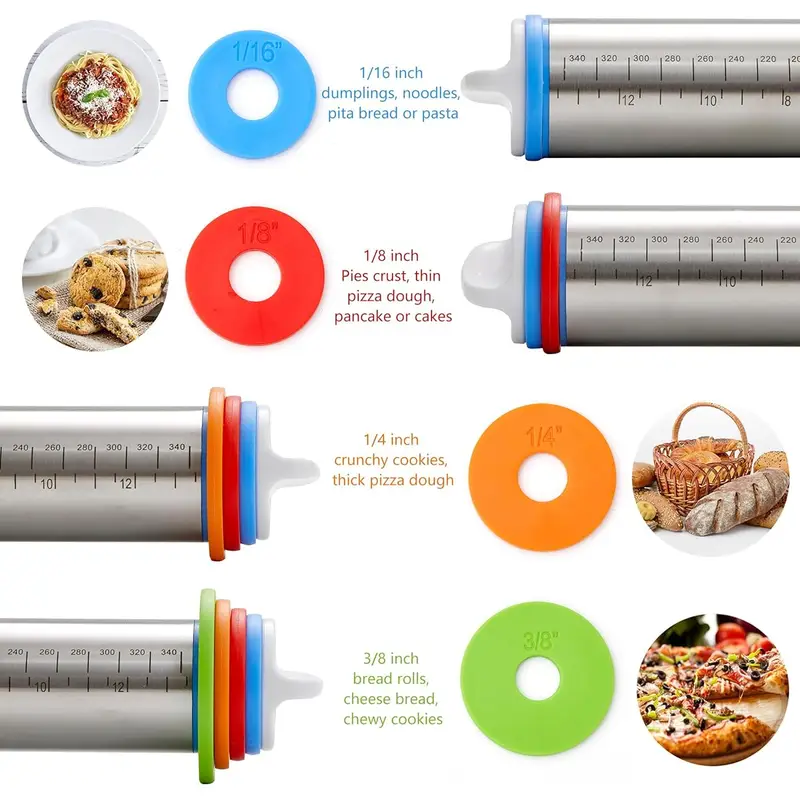 ไม้คลึงแป้งปรับความหนาได้-สแตน - Kitchen Roll Baking บทวิจารณ์และราคา