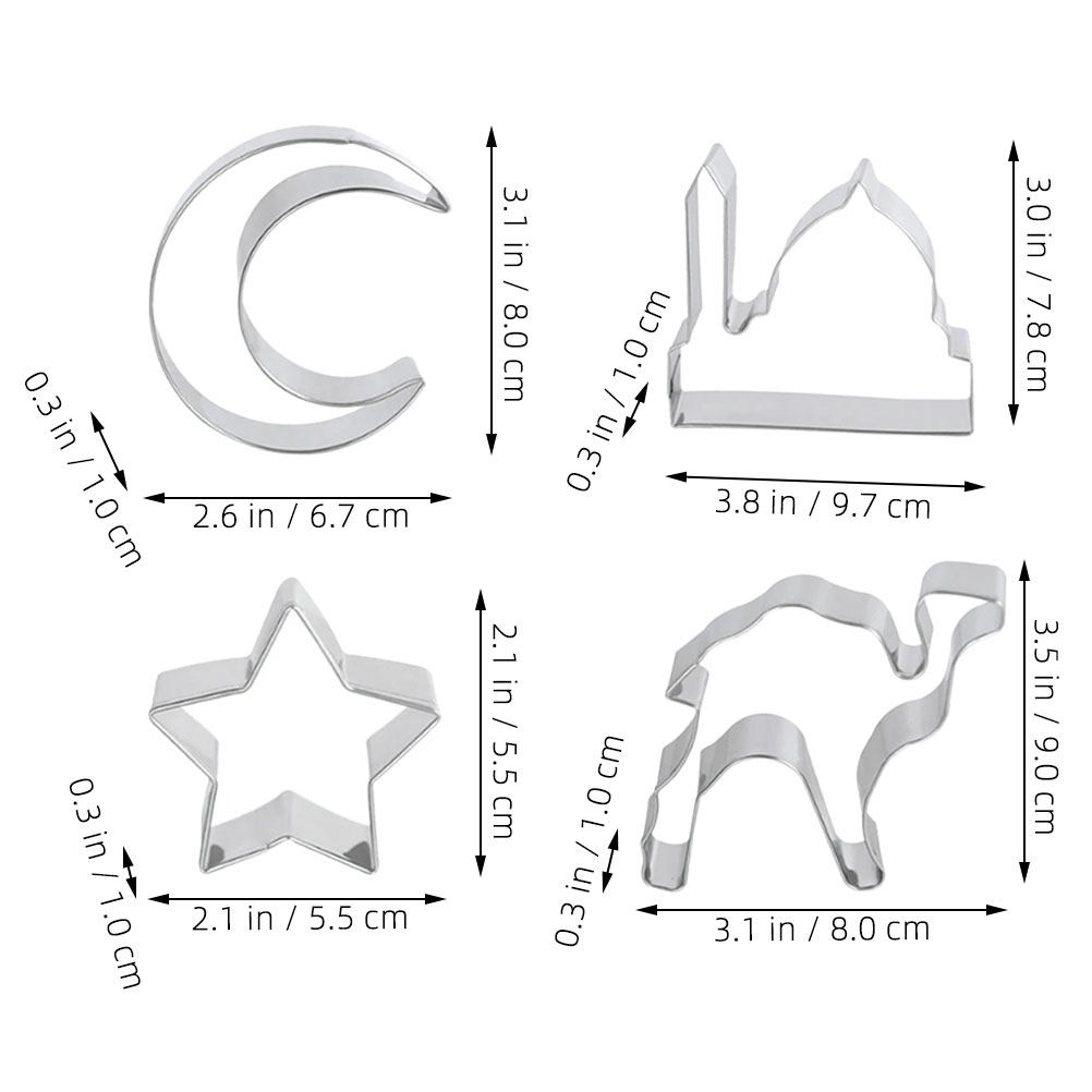 ชุดแม่พิมพ์คุกกี้สแตนเลส 1 ชุด - Cookie Cutter Set บทวิจารณ์และราคา