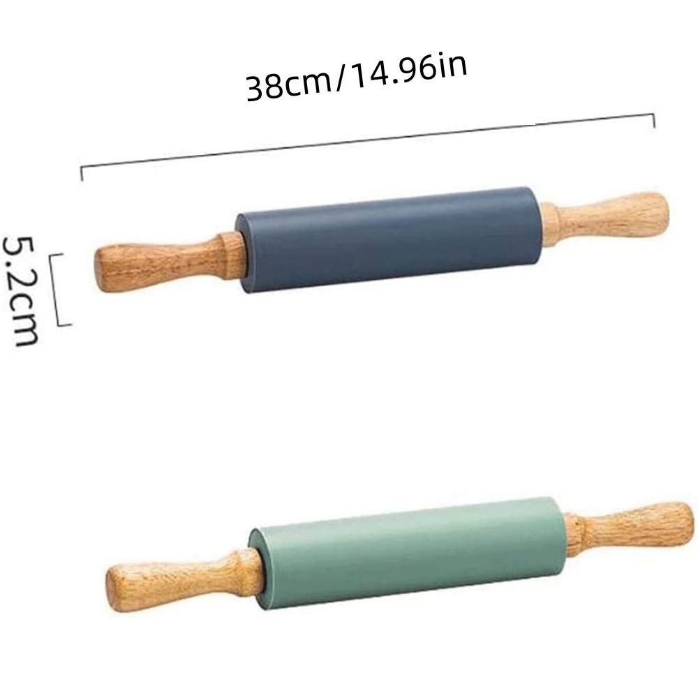 ไม้คลึงแป้งซิลิโคนแบบไม่ติด ด้ - Kitchen Roll Baking บทวิจารณ์และราคา
