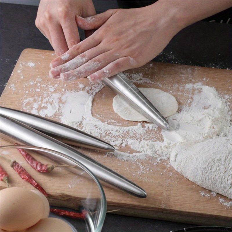 ไม้รีดแป้งสแตนเลส 1 ชิ้น อุปกร - Kitchen Roll Baking บทวิจารณ์และราคา