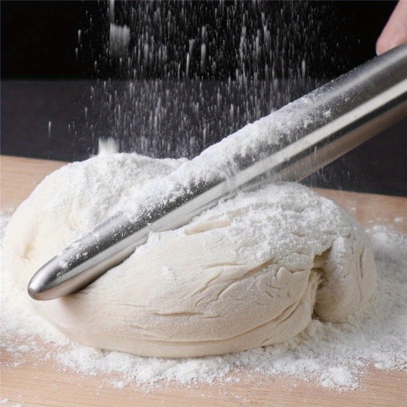 ไม้รีดแป้งสแตนเลส 1 ชิ้น อุปกร - Kitchen Roll Baking บทวิจารณ์และราคา