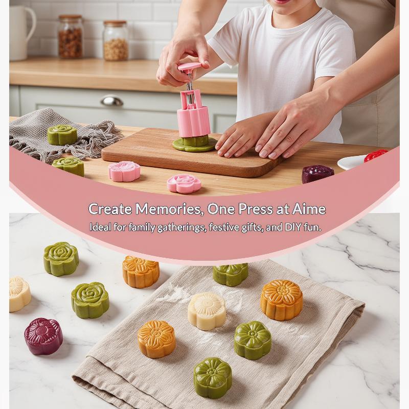 แม่พิมพ์ขนมไหว้พระจันทร์ DIY 1 - Kitchen Baking Torch บทวิจารณ์และราคา