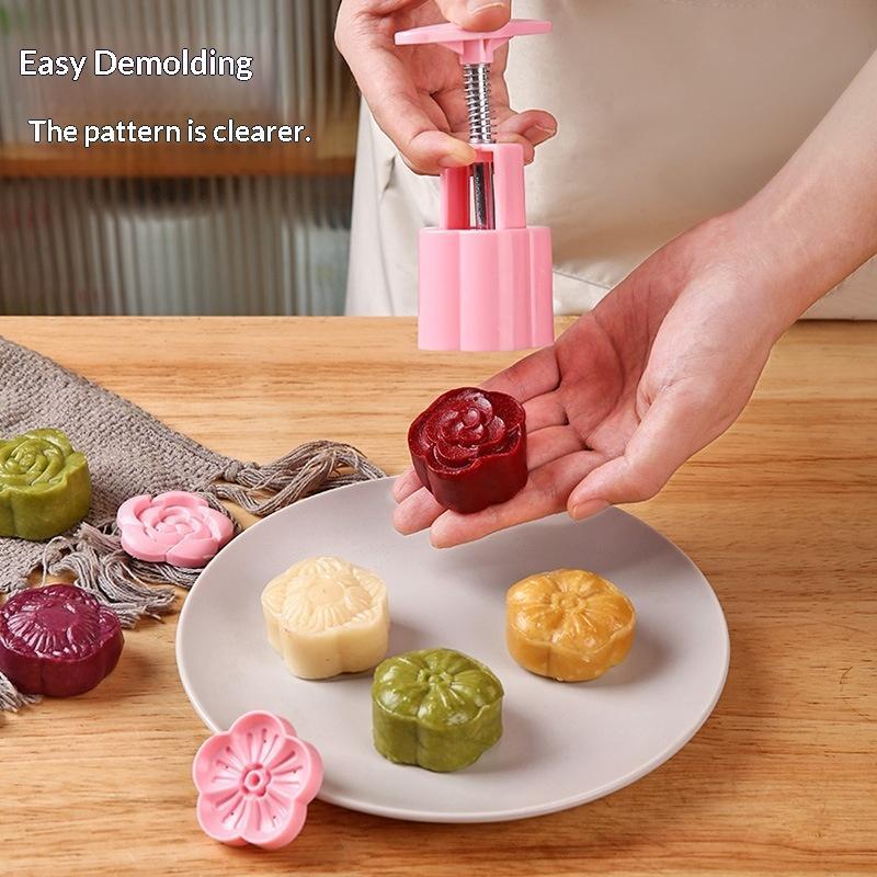 แม่พิมพ์ขนมไหว้พระจันทร์ DIY 1 - Kitchen Baking Torch บทวิจารณ์และราคา