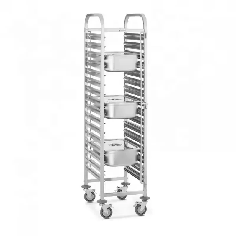 รถเข็นถาดอบอาหารสแตนเลสแบบ 4 ล - Kitchen Baking Cart บทวิจารณ์และราคา