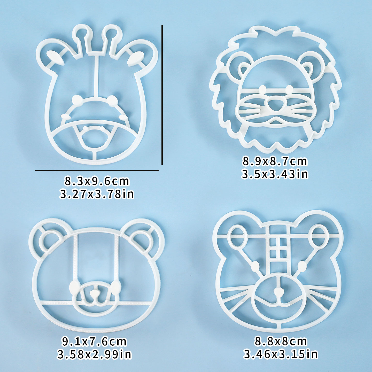 ชุดตัวตัดคุกกี้รูปสัตว์ 4 ชิ้น - Cookie Cutter Set บทวิจารณ์และราคา