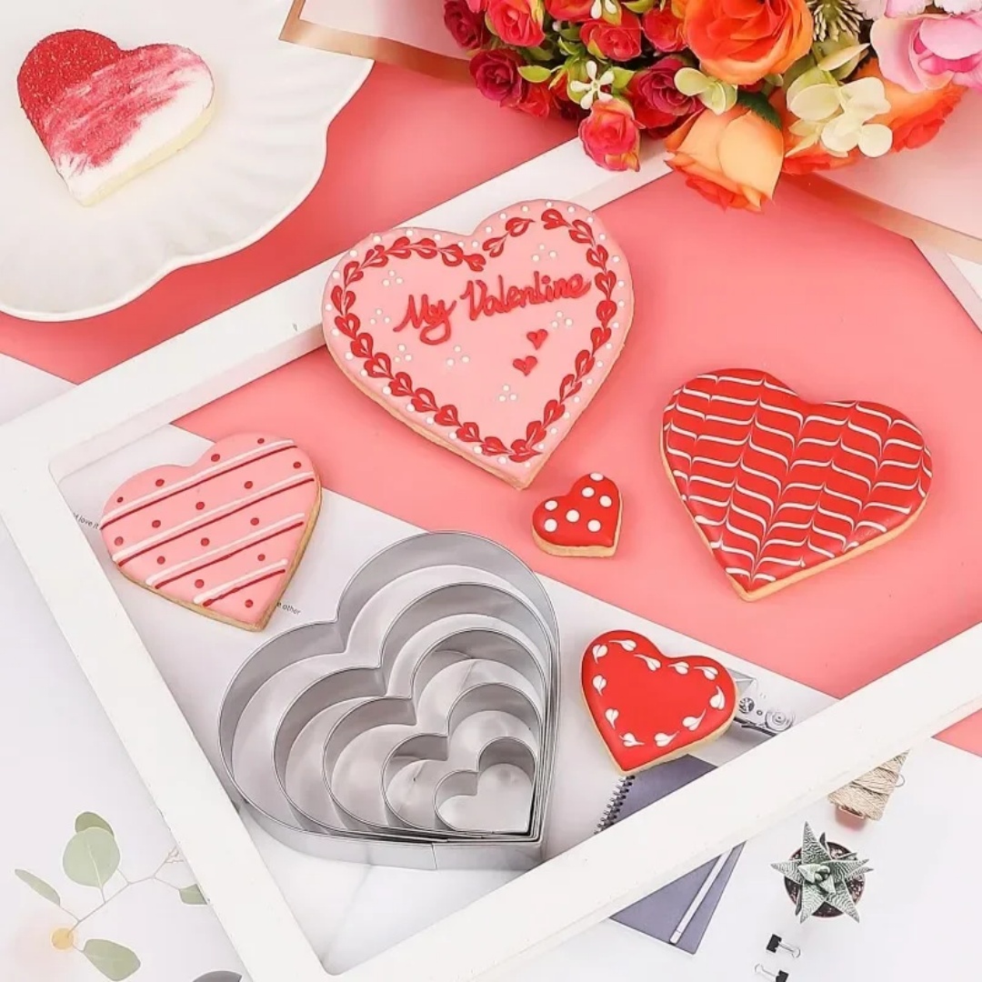 ชุดพิมพ์คุกกี้ 5 ชิ้น ทำจากสแต - Cookie Cutter Set บทวิจารณ์และราคา