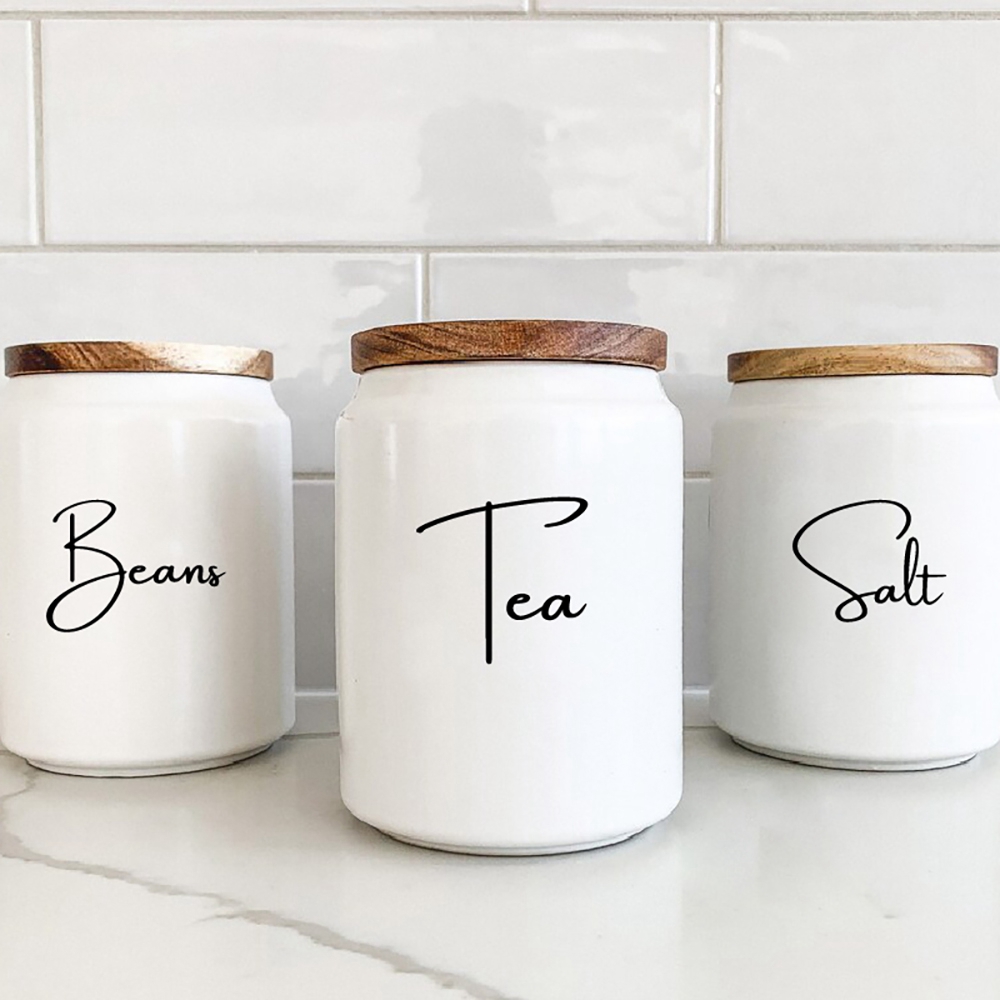 ห้องครัวกระป๋อง Jar ป้ายสติกเก - Kitchen Baking Wall Art บทวิจารณ์และราคา
