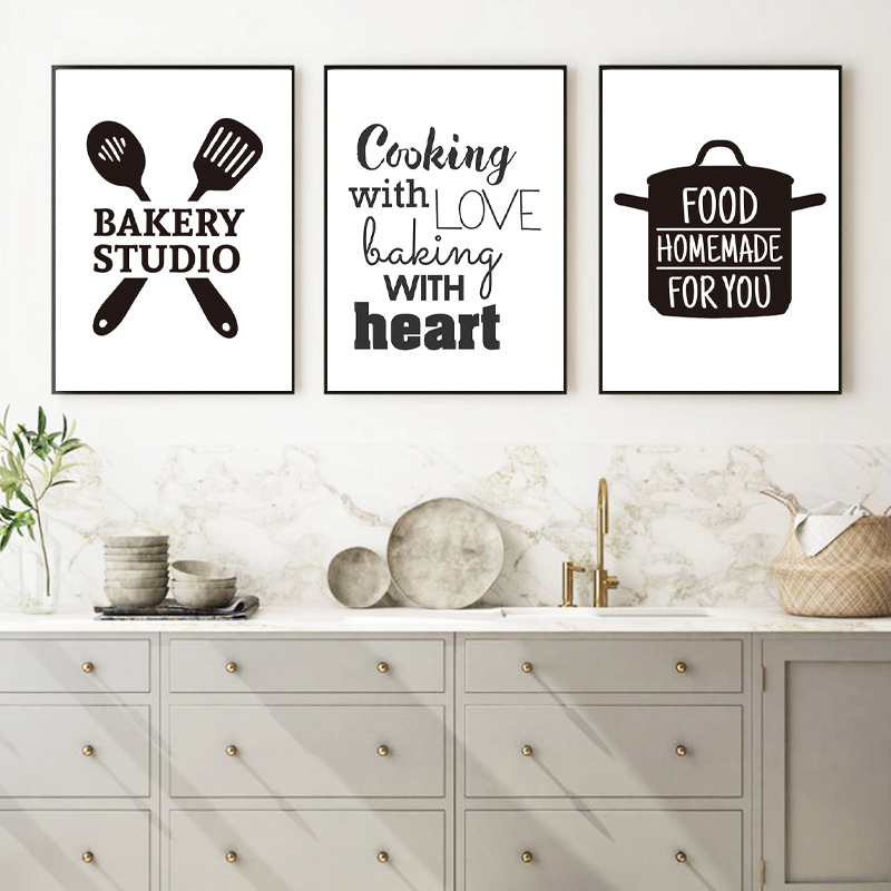 ภาพพิมพ์และโปสเตอร์คำคมตกแต่งค - Kitchen Baking Wall Art บทวิจารณ์และราคา