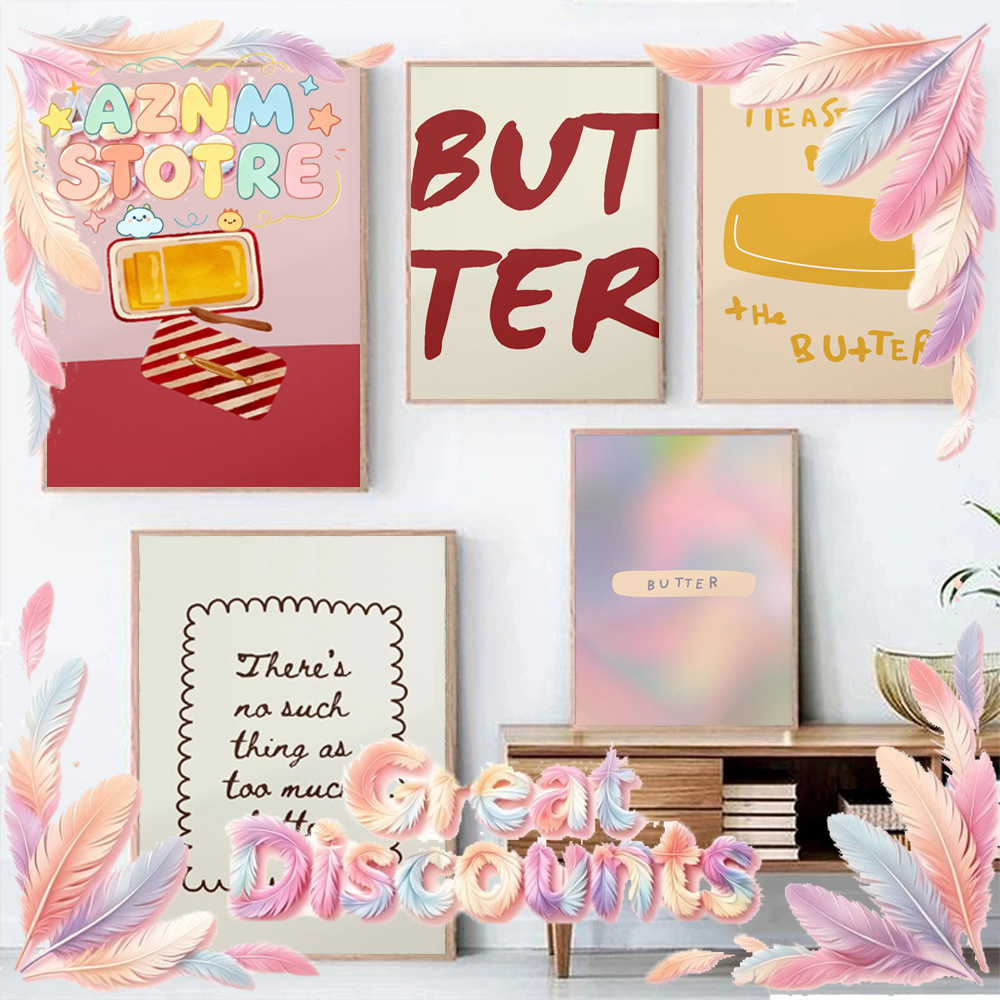 โปสเตอร์เนย 1 ชิ้น ตกแต่งครัวส - Kitchen Baking Wall Art บทวิจารณ์และราคา